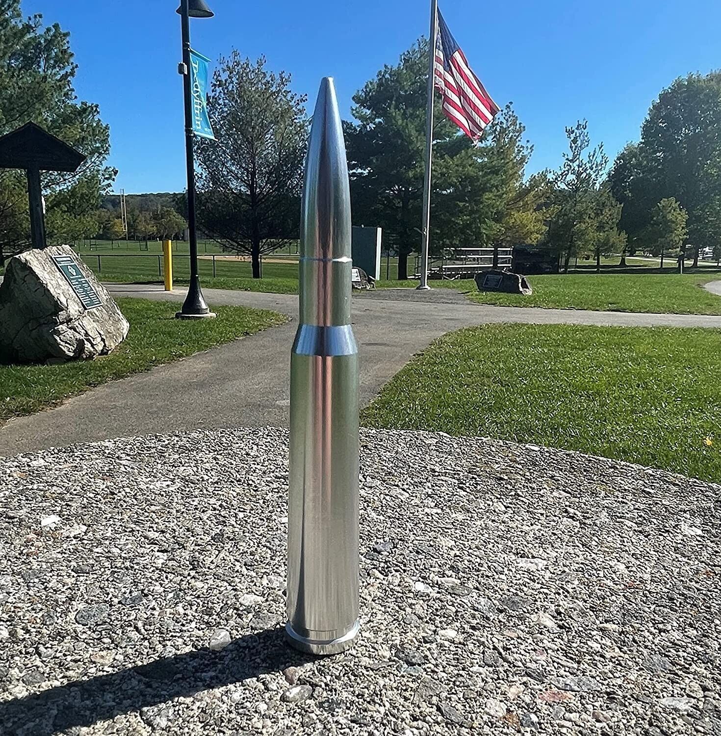 Silver BULLET ANTENNA 50 CAL for CHEVROLET SILVERADO 1500/2500/3500/GMC SIERRA