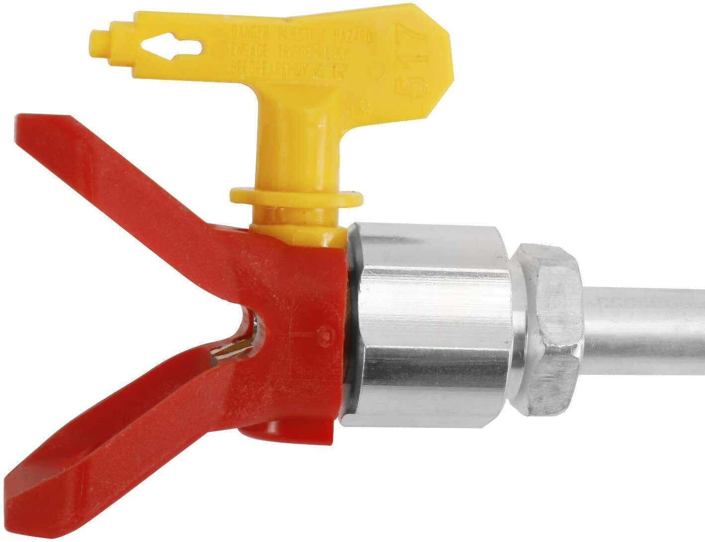 50ft Airless Paint Sprayer Hose Kit Spray Gun,1/4" Swivel Joint 3600psi w/517Tip