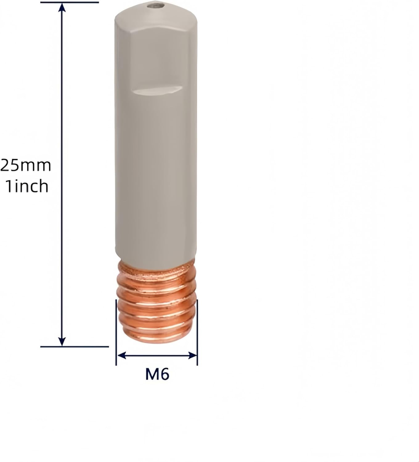 Mig Welder Tips 20-Pack Welding Tips with Non-Stick Coating; .035” Ø0.9Mm Cerami