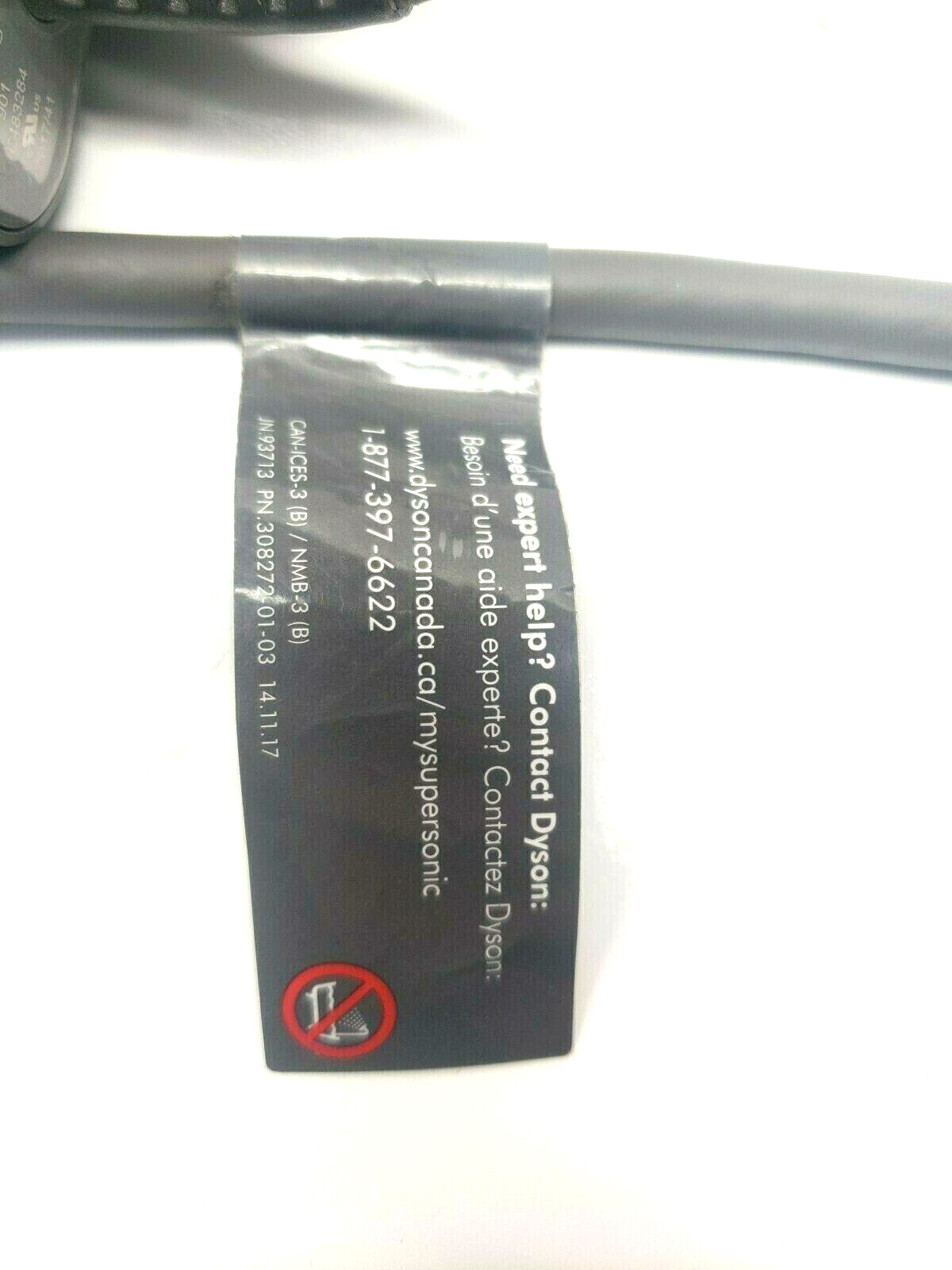 Dyson Supersonic Hair Dryer HD07 Nickel-Copper Plus Diffuser (USED)