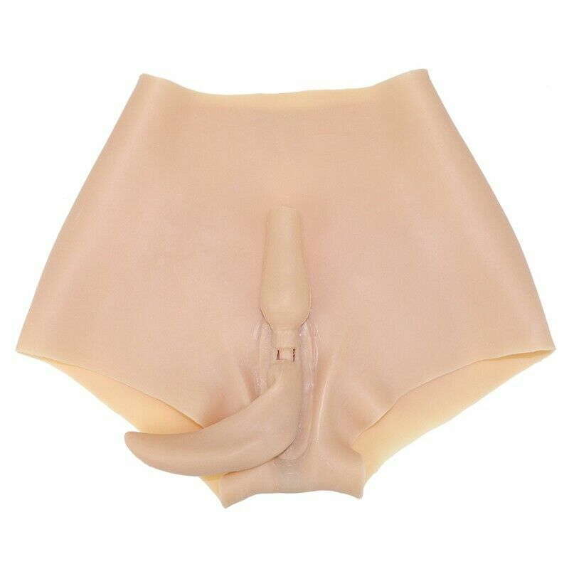 1xSilicone Crossdresser Panty Hip Shaping Pant Fake Vagina Panties Enhancer Pa7B