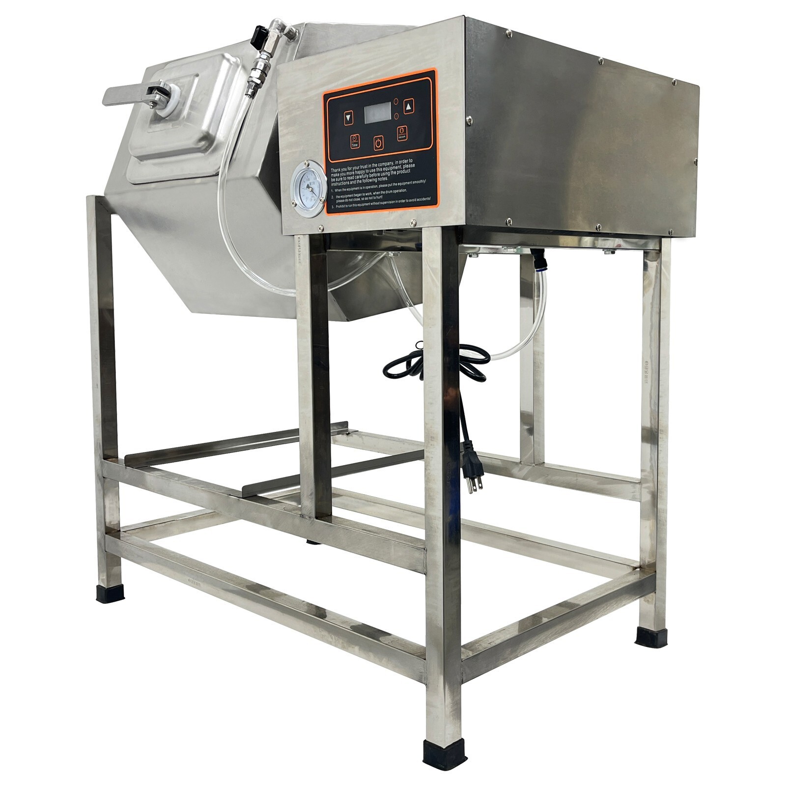 90L Meat Salting Machine Chicken Marinating Vacuum Meat Tumbler Marinator 110V