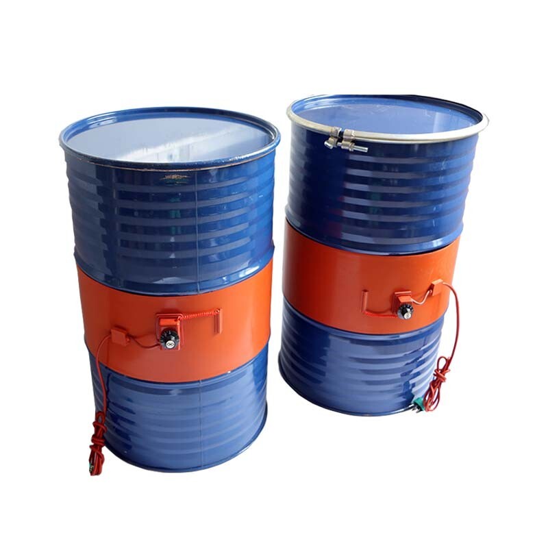 1 PC 53Gal/200L 110v Temperature Control Oil Drum Heater 1740*125*1.8mm 1000W