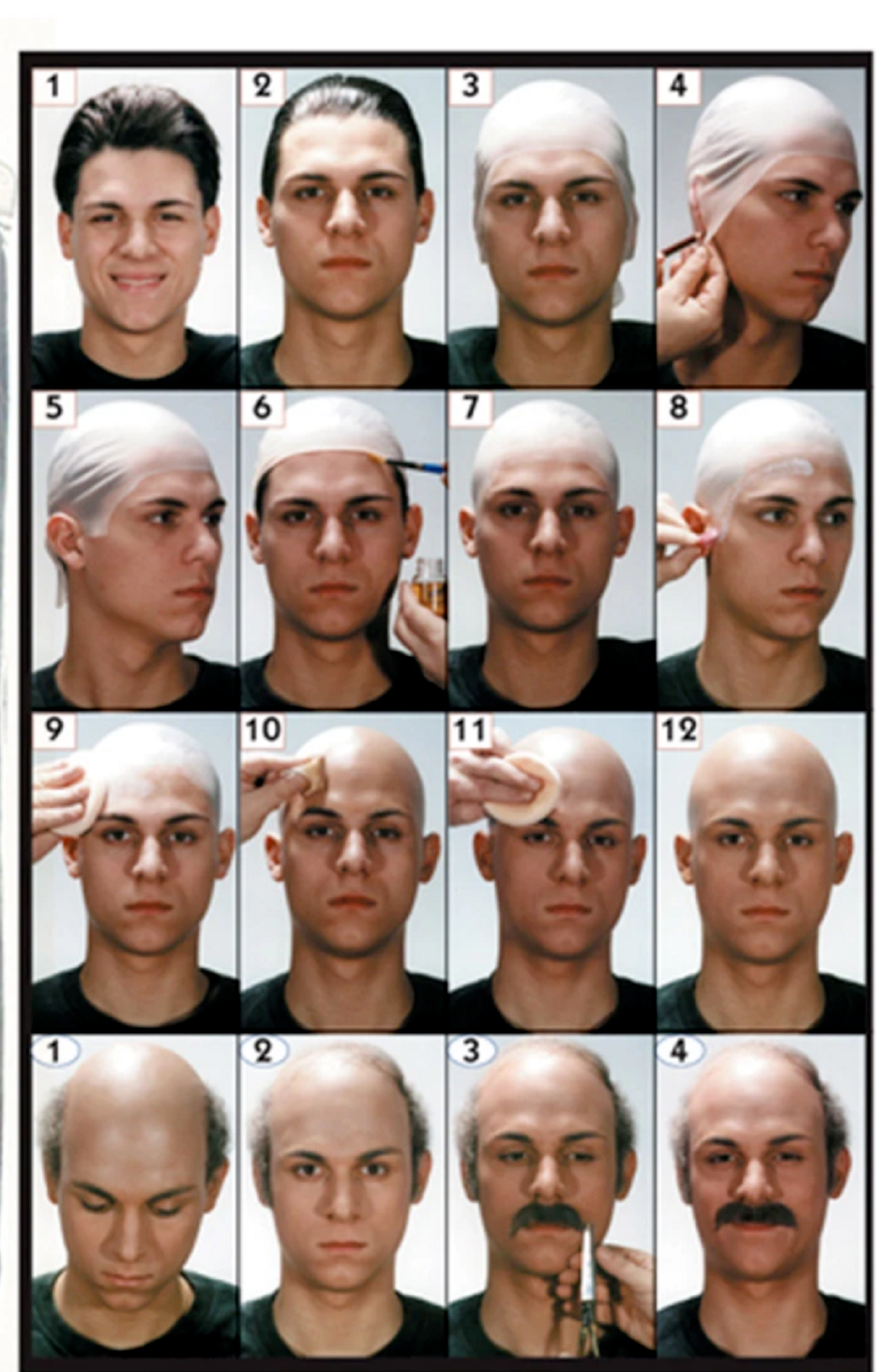 Graftobian Premium Plastic/Vinyl Long Neck Bald Cap W/Instructions -Latex Free.