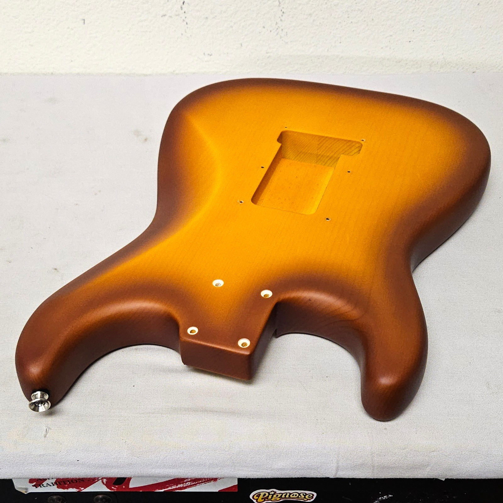 Fender American Performer LE Timber Strat Spruce Body Satin Sunburst USA Guitar