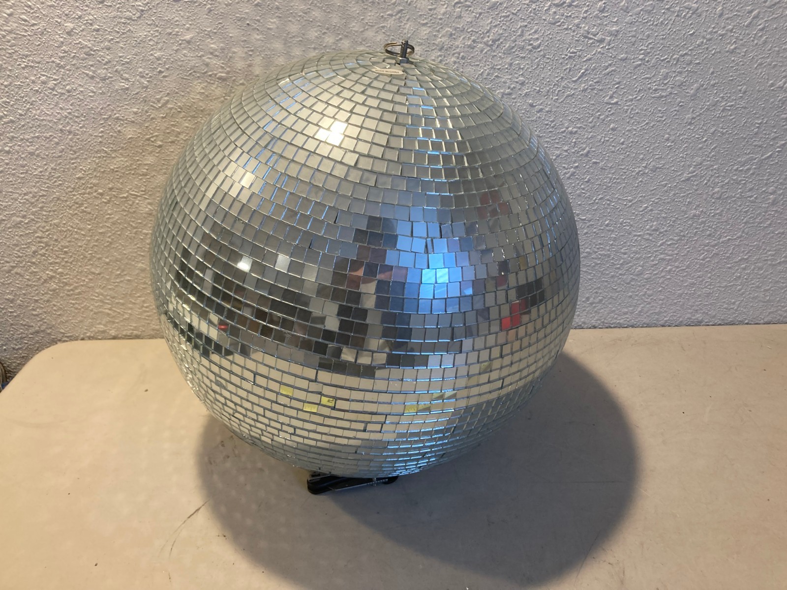 16” Disco Light Mirror Ball with Hanging Ring