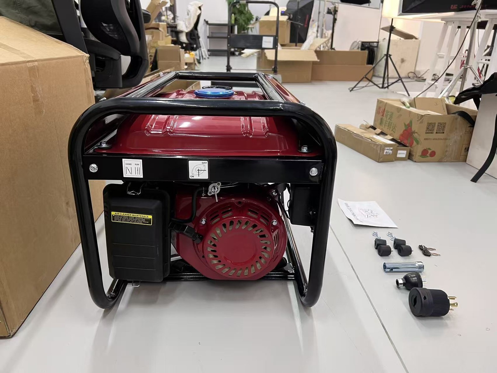 5000W Portable Generator Gas Powered 4 Stroke for Home Backup Construction