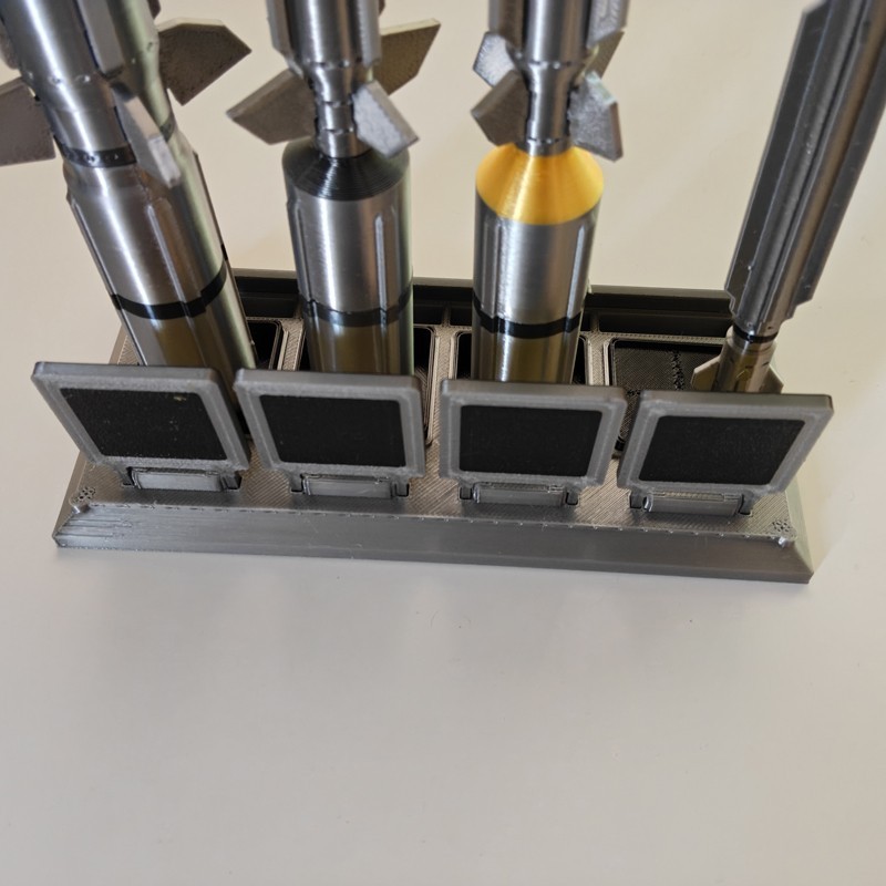 1:24 USN Full Set Standard Missile Military Model ESSM SM-2 SM-3 SM-6 3D Printed