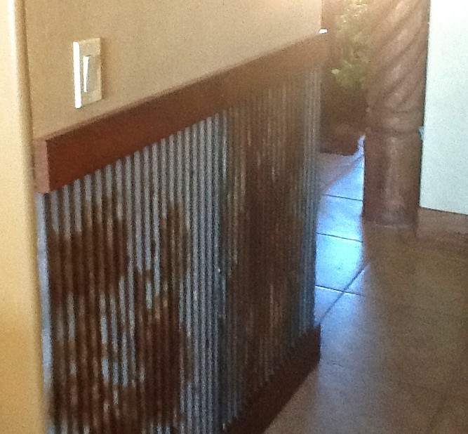 5 pcs 3' x 2' Rustic Reclaimed Corrugated Sheets Barn Roofing Metal Tin Basement