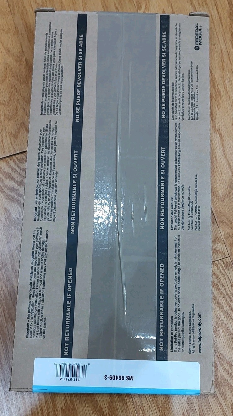 NEW FEL-PRO MS 96409-3 Plenum Gasket Set FITS Honda 3.7 3.5 3.2 3.0