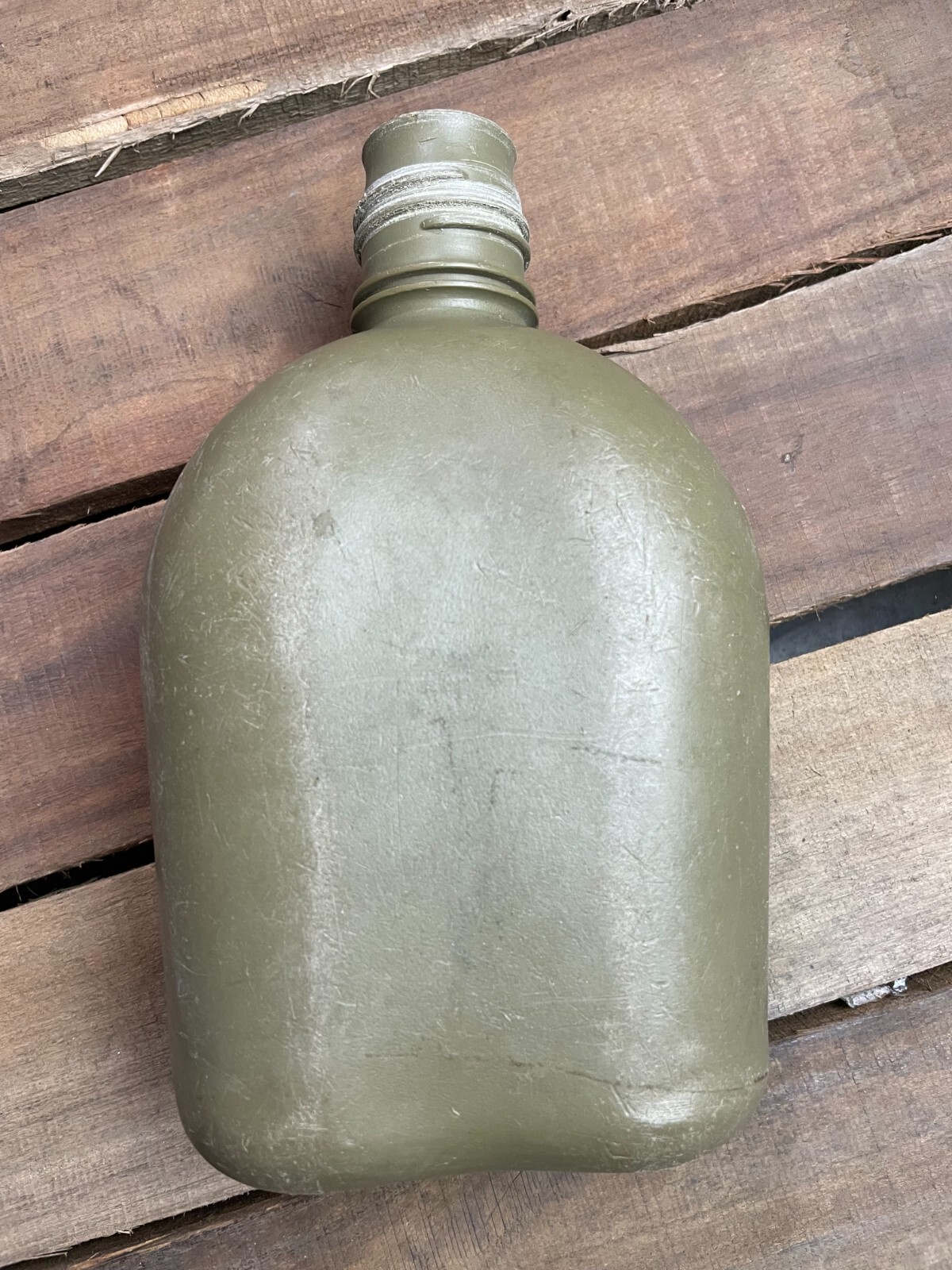 USGI US Army Military 1 QUART RIGID HARD PLASTIC 1QT CANTEEN OD VGC w/ NEW CAP