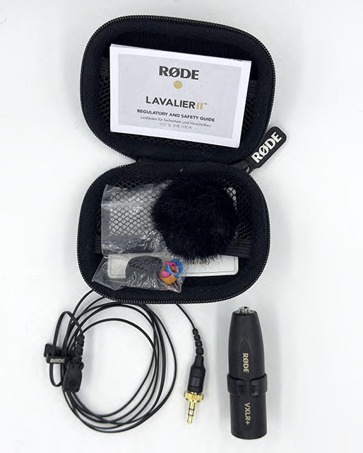 Rode Lavalier II Wired Omnidirectional Microphone - Black