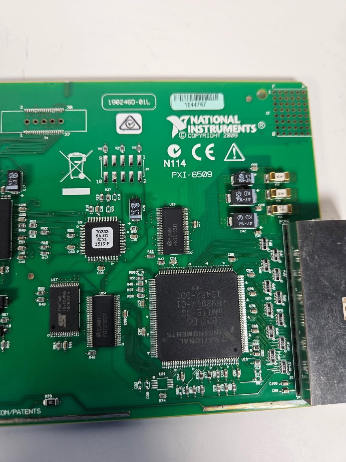 National Instruments NI PXI-6509 Industrial Digital I/O Card Circuit Board