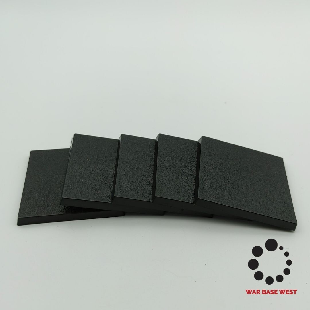 Lot Of 5 50mm Square Base Used For Warhammer Fantasy Monstrous Giant Dragon