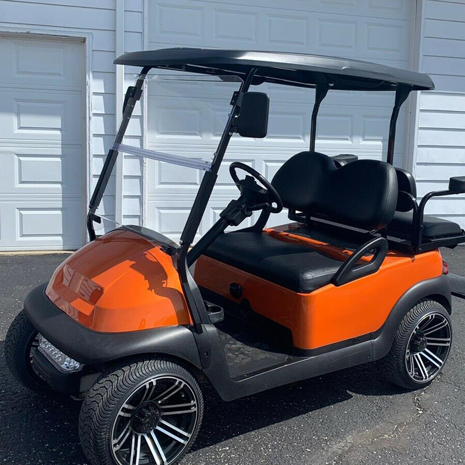 Folding Acrylic Clear Golf Cart Windshield For Club Car Precedent 2004-Up 21