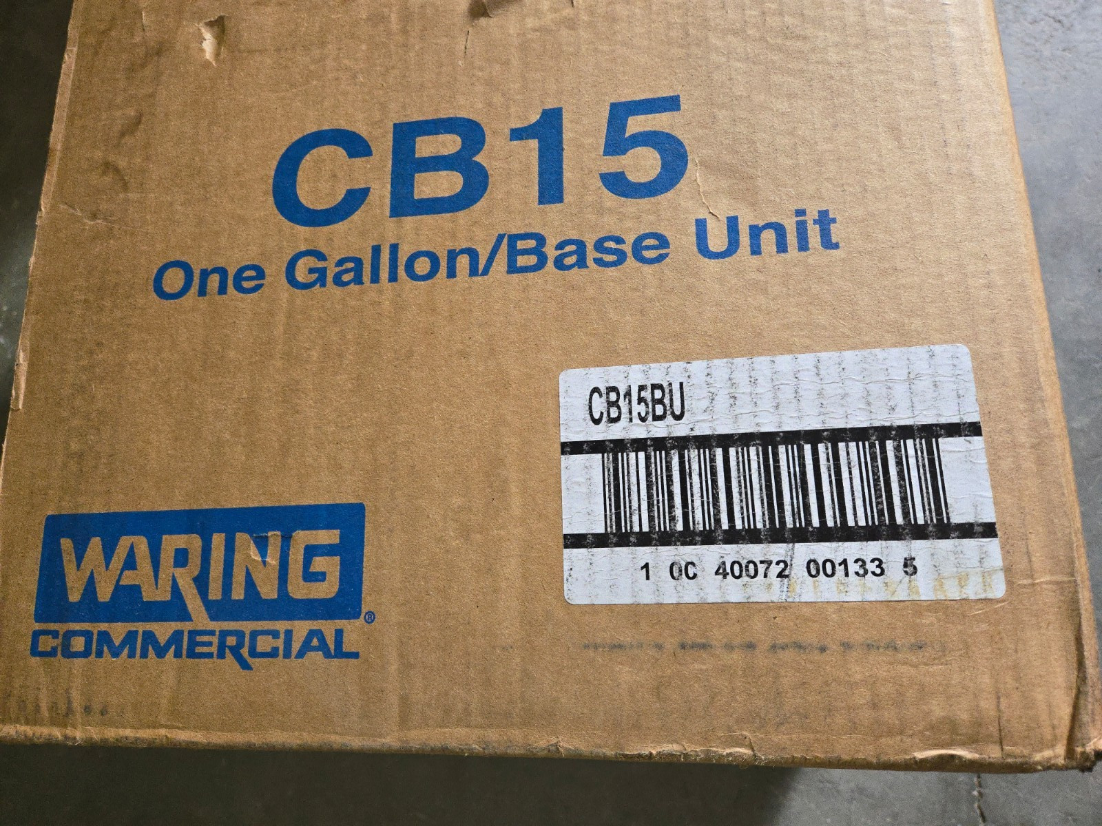 Waring Commercial 3.75 HP Blender Base Electronic Touchpad Controls (Base Only)