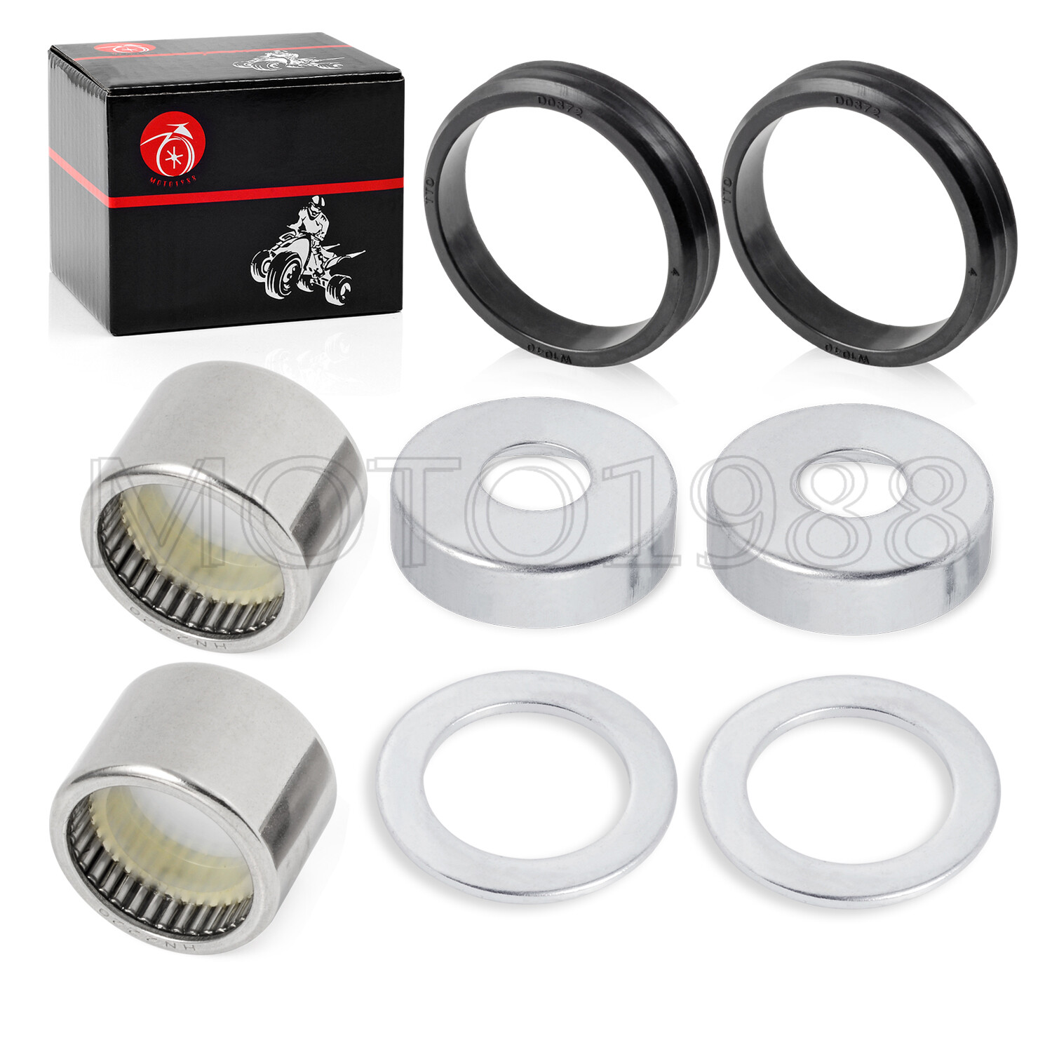 Rear Swingarm Bearing Seal Caps Rebuild Kit for Yamaha Warrior 350 YFM350X 87-04