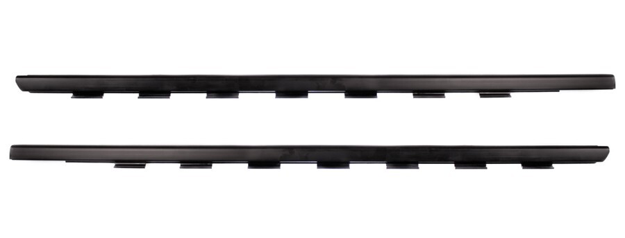 New Rear Outer Beltline Molding Pair / For 06-09 Ram Truck Mega Cab Window Sweep