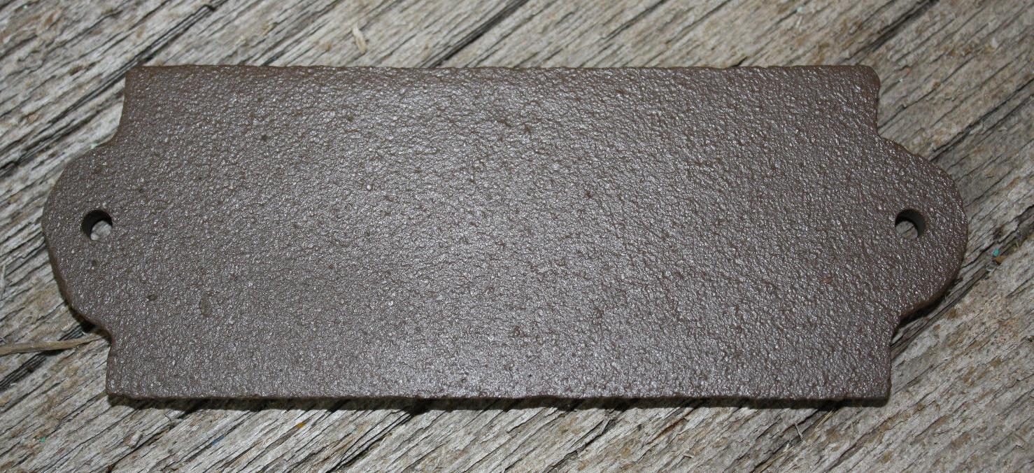 1 Cast Iron BULLSHIT CORNER Door Plaque Garden Sign Ranch Wall Decor Man Cave