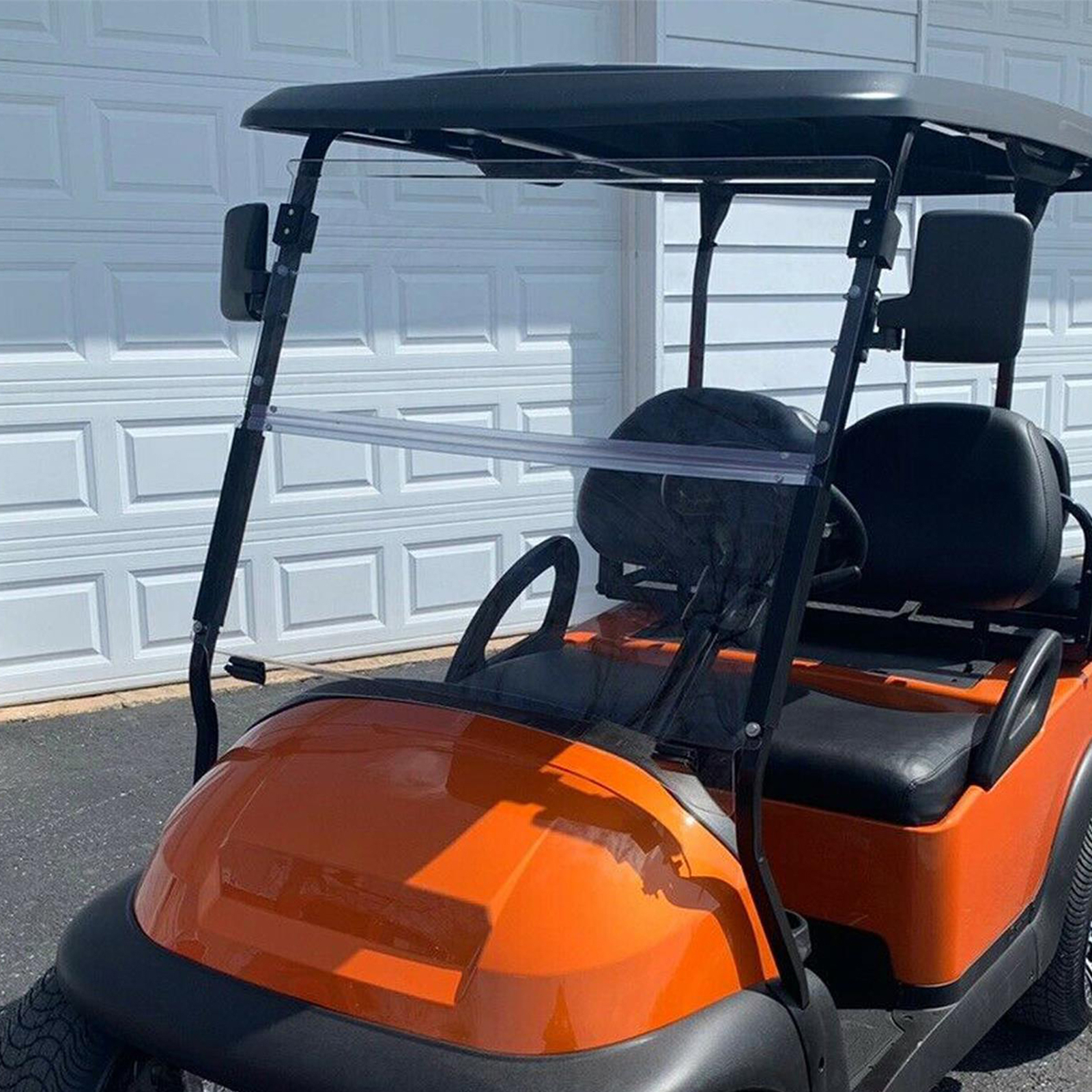 Folding Acrylic Clear Golf Cart Windshield For Club Car Precedent 2004-Up 21