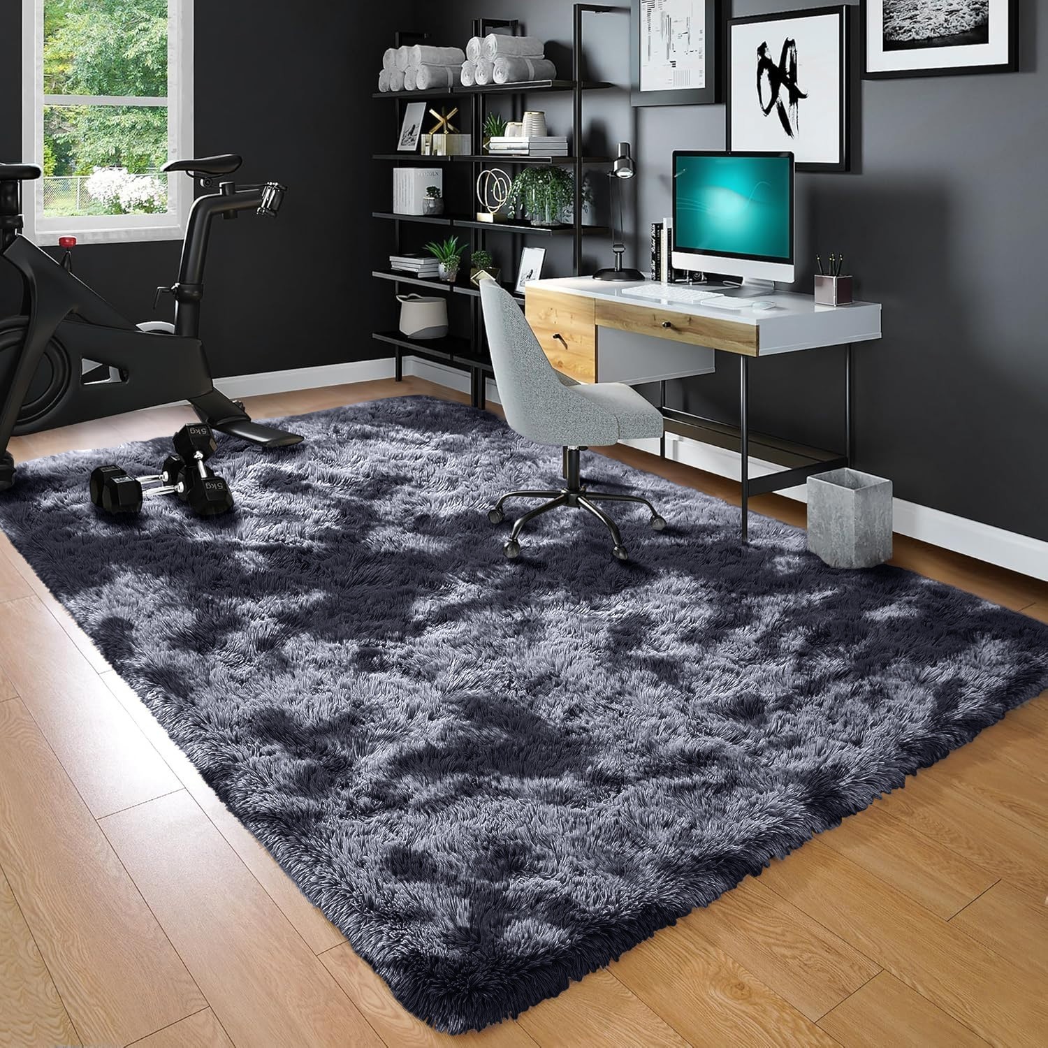 Super Soft Fluffy Shaggy Rugs Extra Large Area Rug Non Slip Runner Floor Mat USA