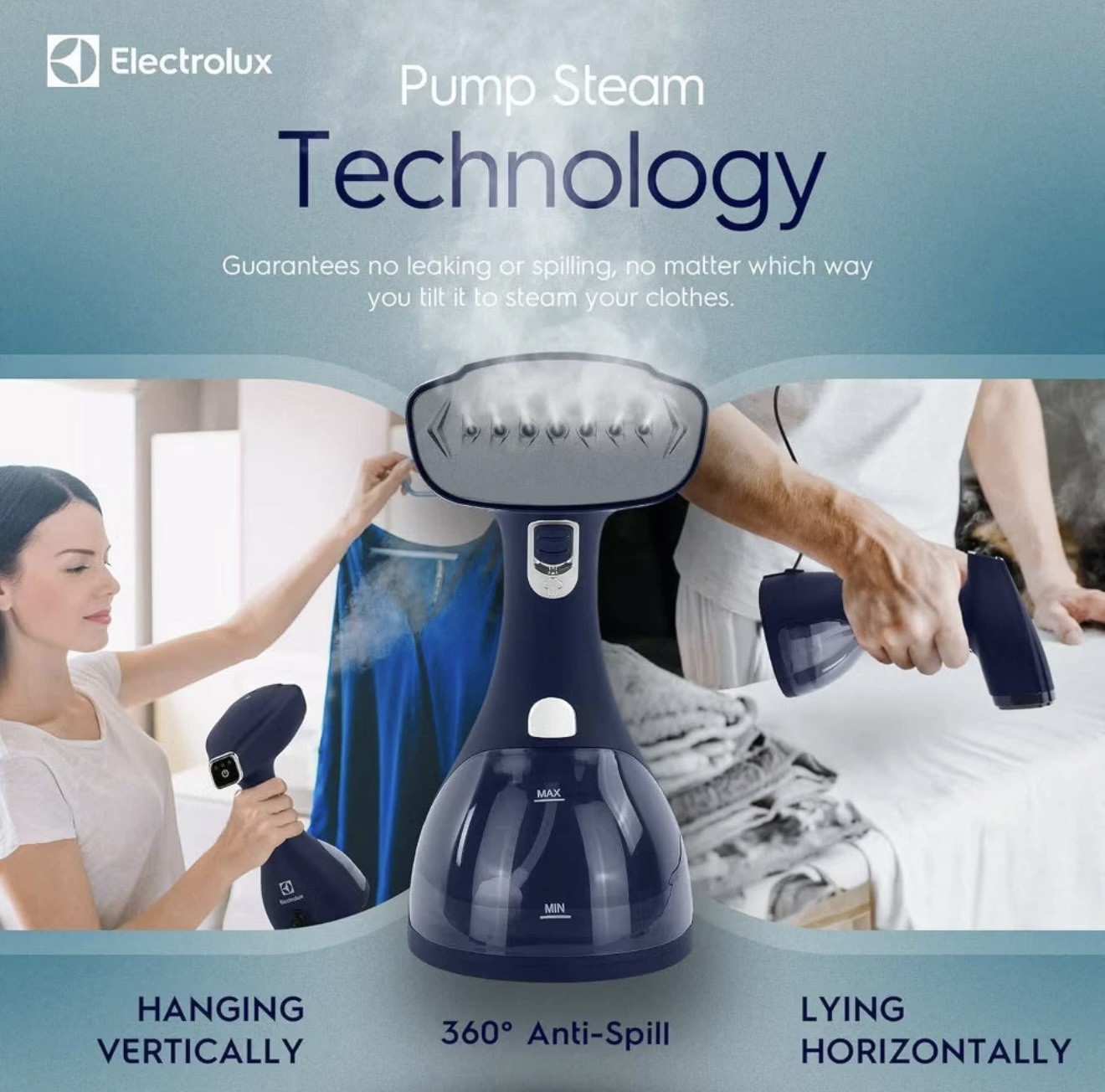 Electrolux Handheld Steamer Blue