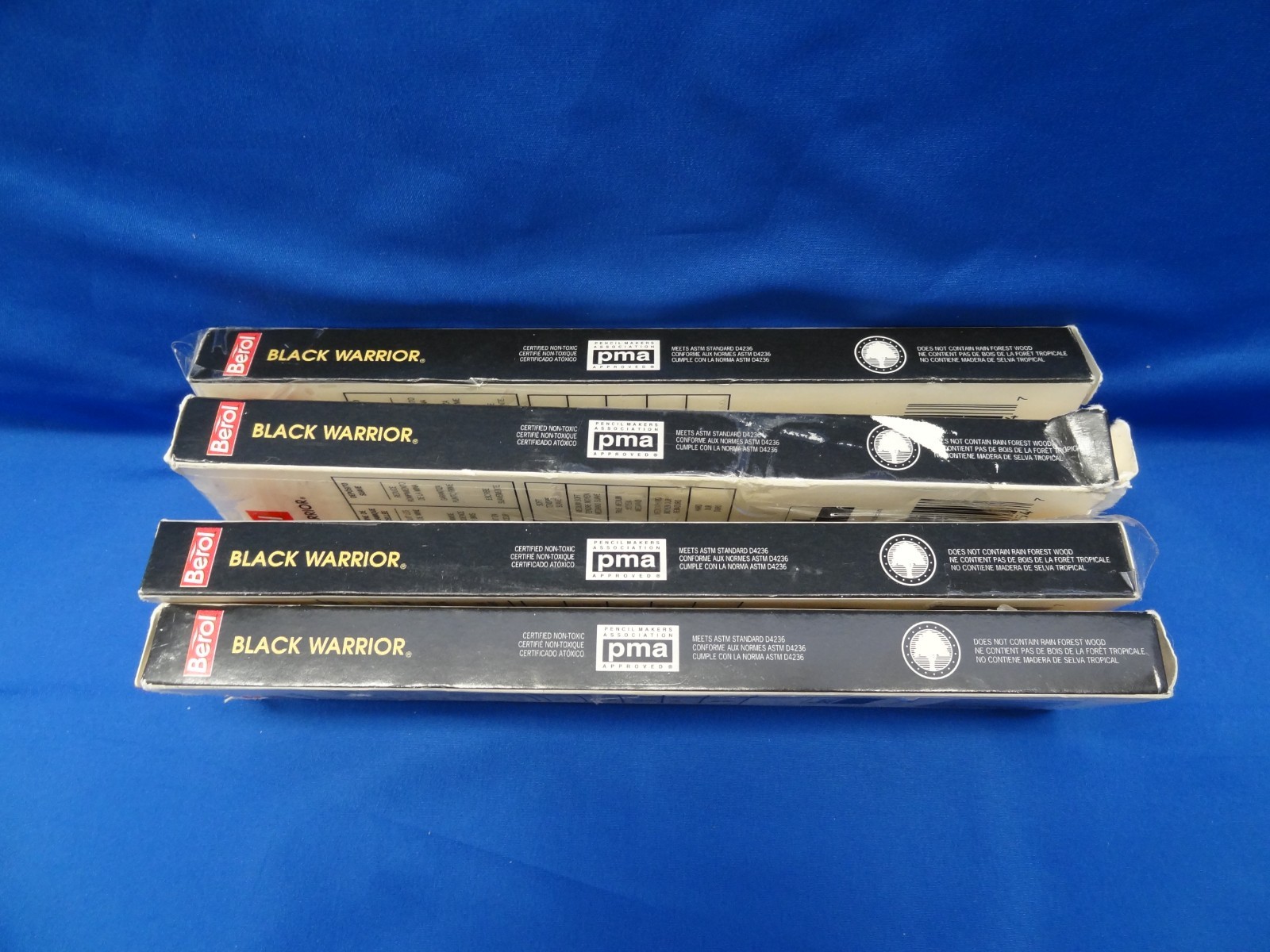 Berol (46) Black Warrior No. 2 HB Pencil Round Writing 372-2 Medium-Soft 1992