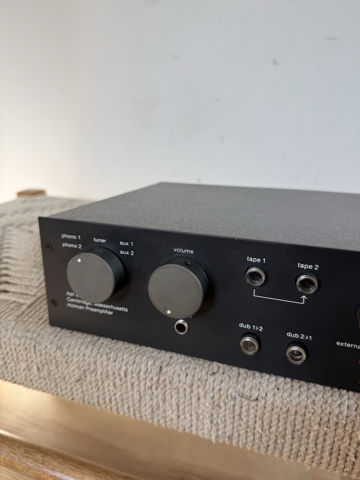 🍊Vintage 1980s Apt Corporation Holman Solid State Preamplifier SOUNDS GOOD!