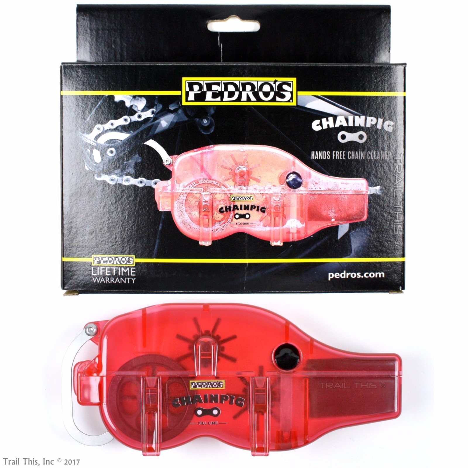 Pedros Chain Pig II Bicycle Chain Cleaning Machine / Tool Hands-Free ChainPig