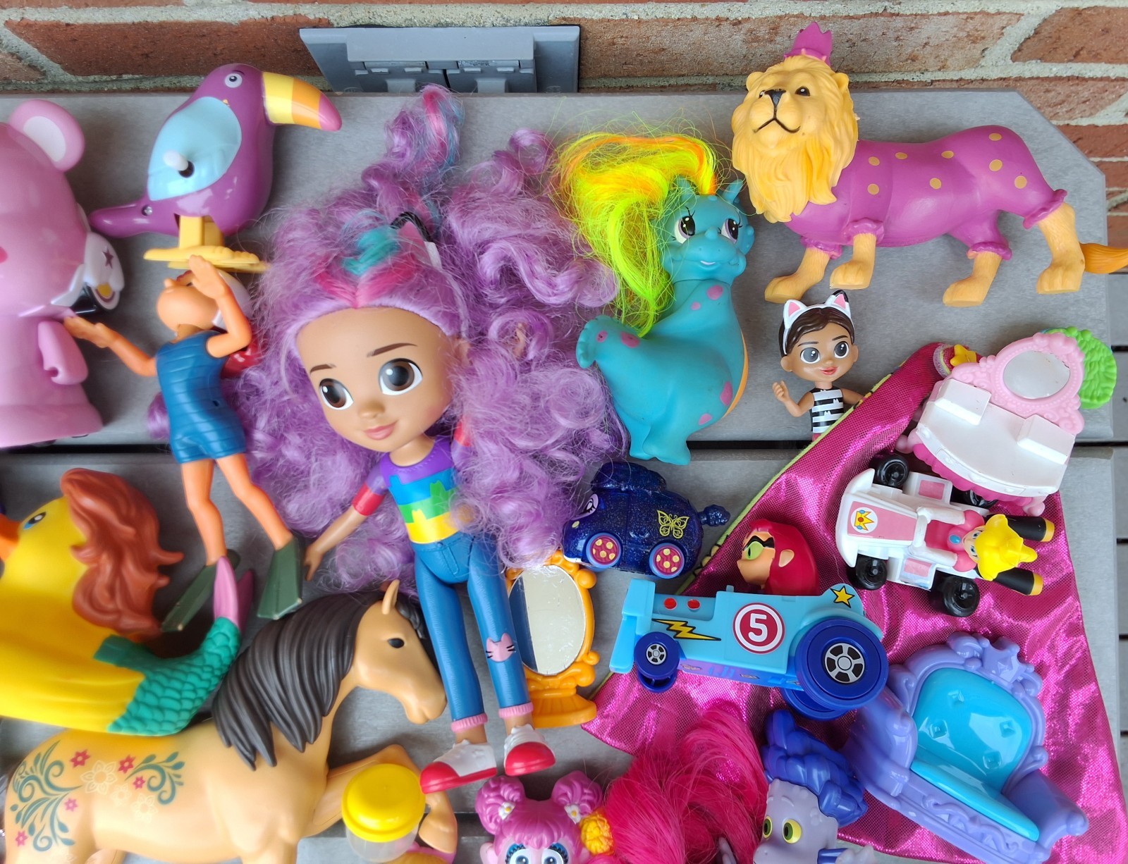 Kids Junk Drawer Lot - Girls Bottom of the Toy Box - Misfit Toys - 3 LBS of Junk