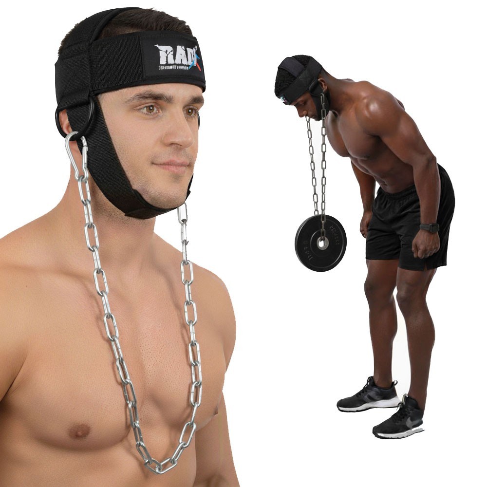 Neck Head Harness Neck Exerciser Weight Lifting Harness Gym Workout Fitness RAD
