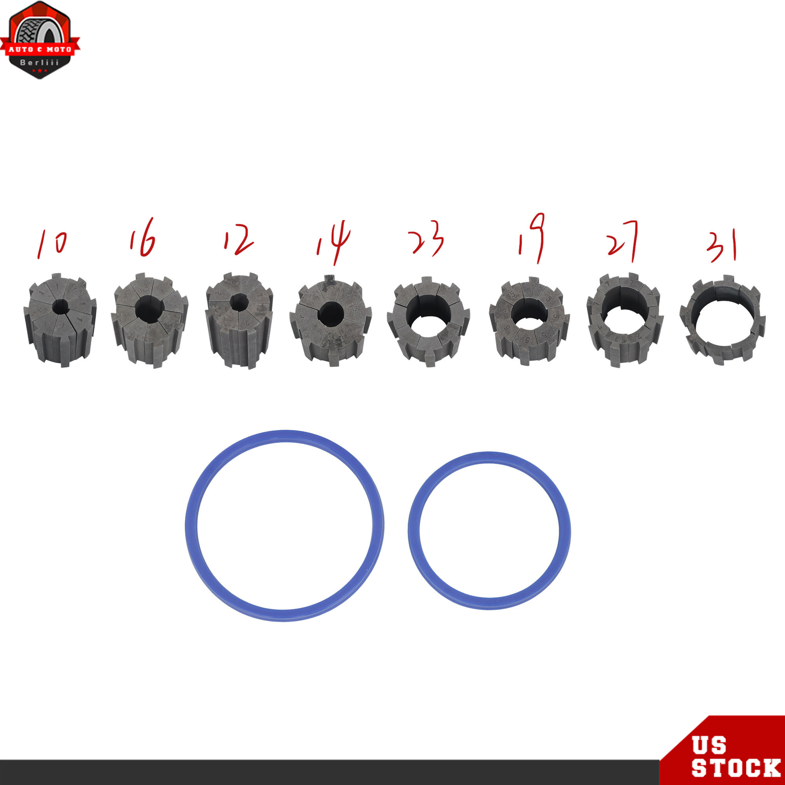 8 Sets Dies Portable Hydraulic Hose Crimper Pipe Crimping Machine