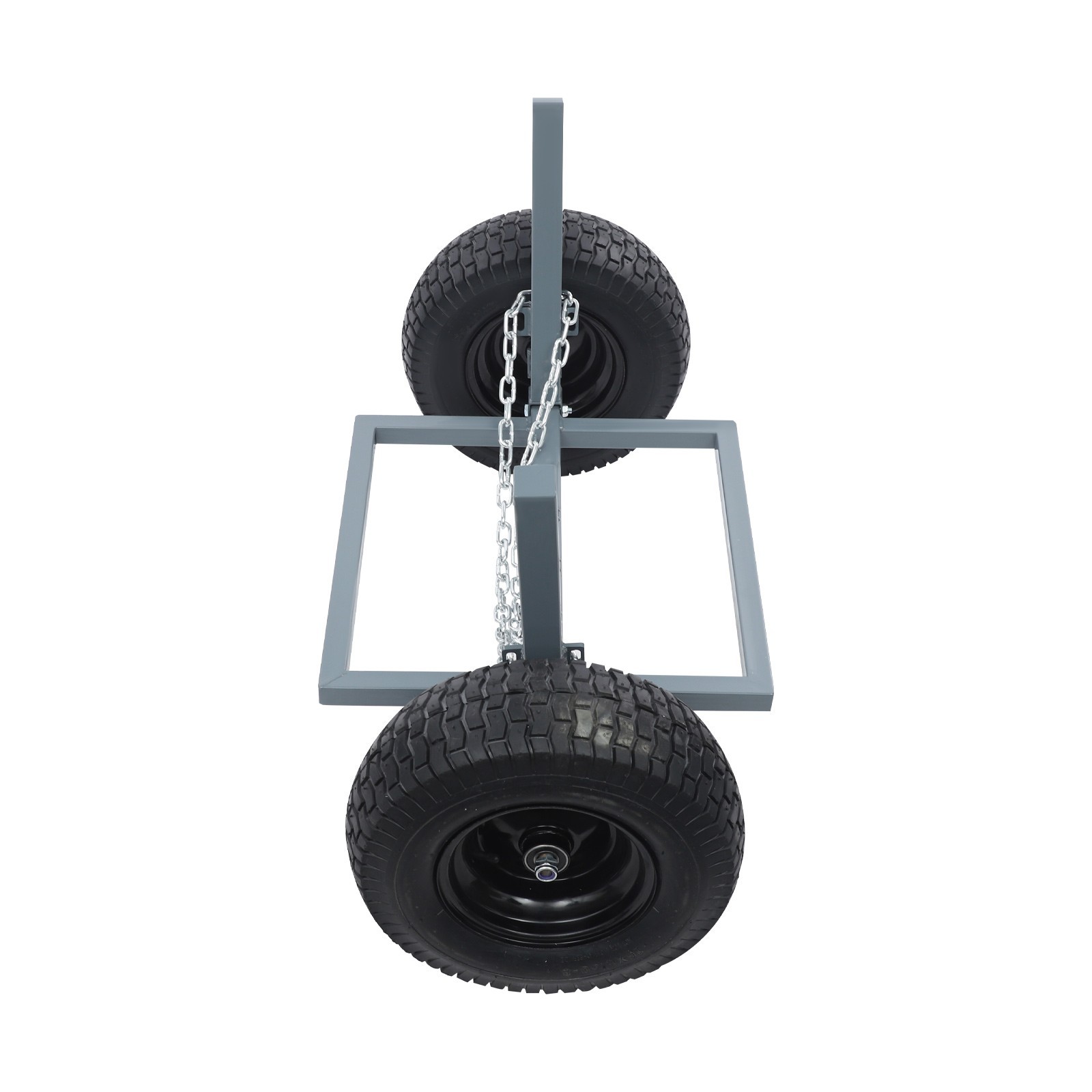 Log Skidder Heavy Duty Log Holder, Log Dolly with Chain Grey 1500 LBS Capacity
