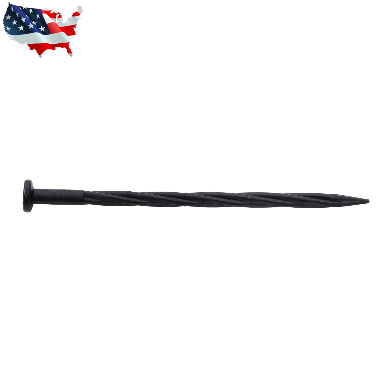 100Pcs Spiral Landscape Anchoring Spikes 8 Inch Landscaping Fabric,Edging Stakes