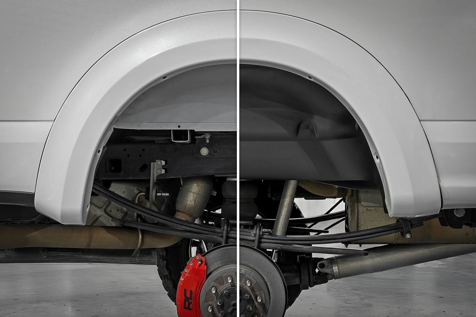 Rough Country Rear Wheel Well Liners for 17-25 F-250/F-350 Super Duty - 4517A