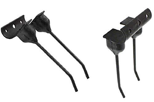 10 of Double Rubber Mount Rake Teeth 5.25" Tines x 2.375" Tine Gap RMT883 Farmer