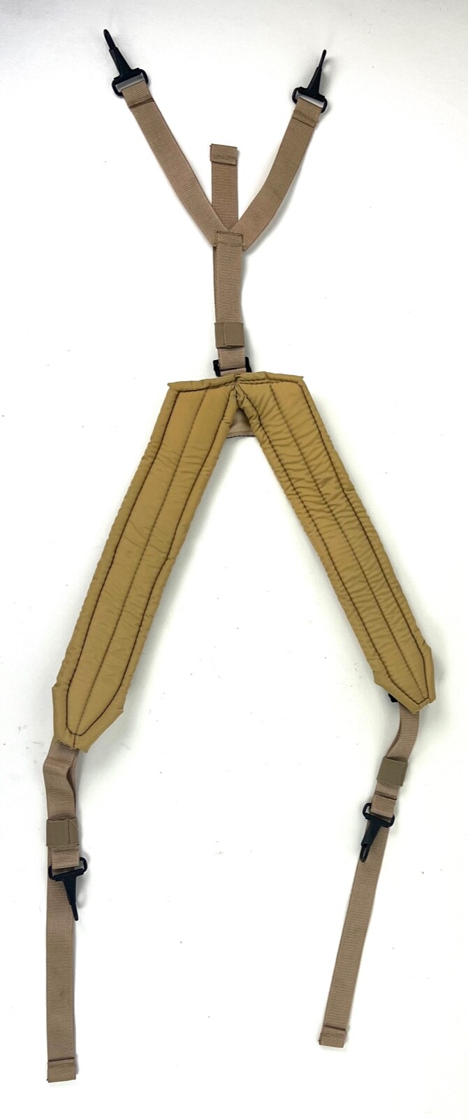 New USGI US Army Military LC-2 LBE Shoulder Straps Suspenders Desert Tan DCU