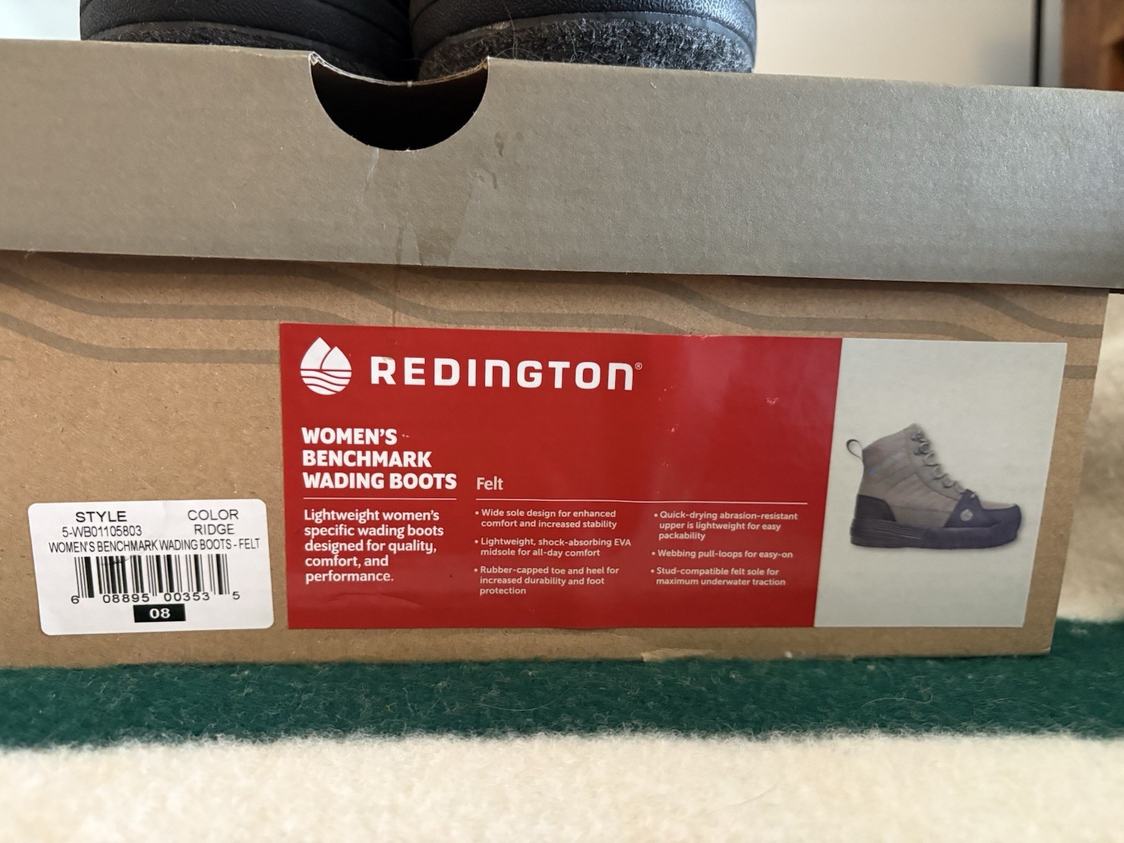 Redington Women's Benchmark Wading Boots - New with Box
