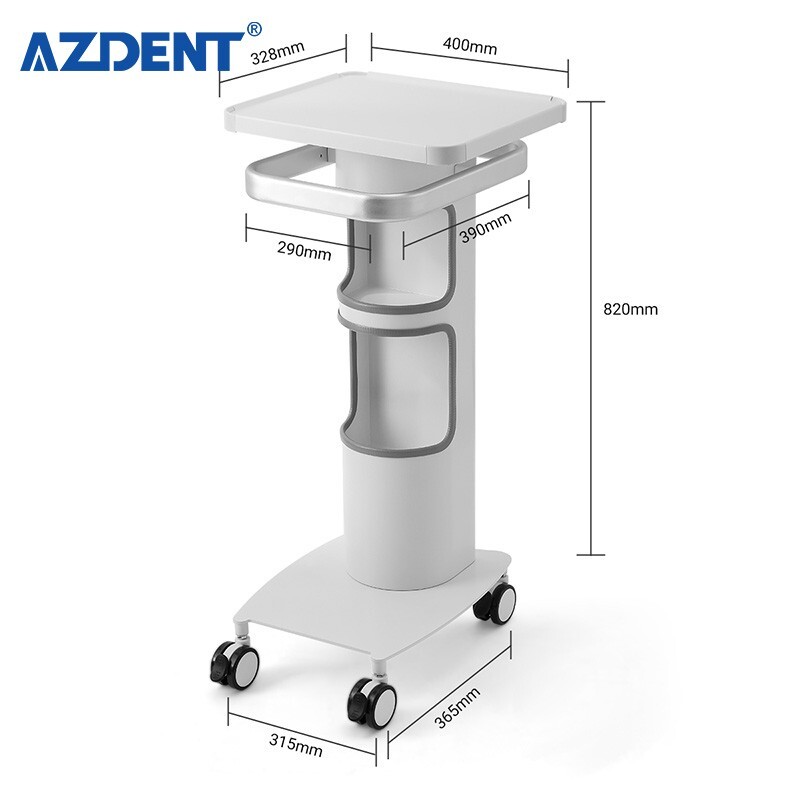 Dental Trolley Intraoral Scanner Cart Mobile Rolling Serving Cart 3 Layer Single