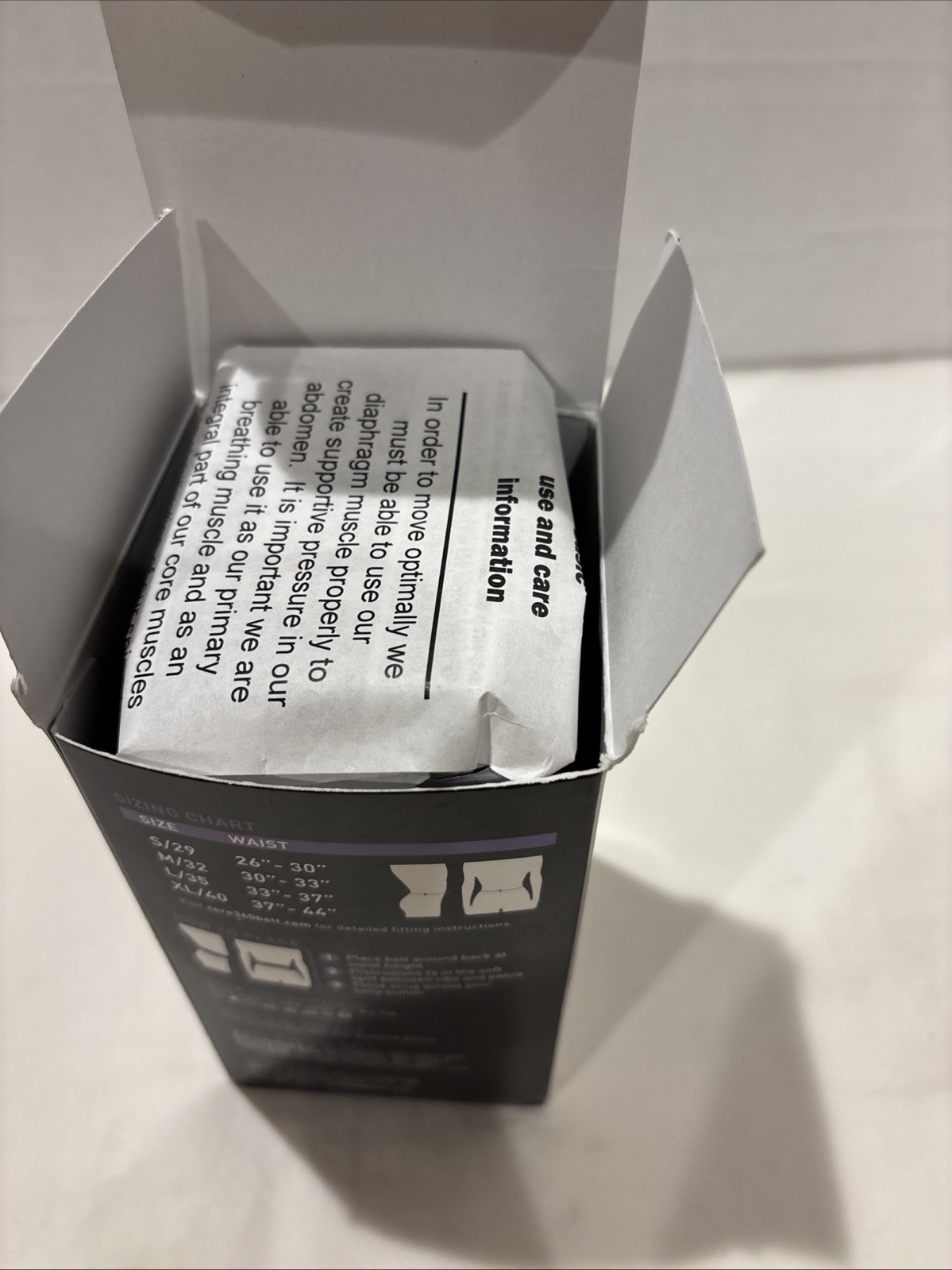 Core360 Belt Original, Core Training Belt Abdominal Wall Breath Aid Size: S