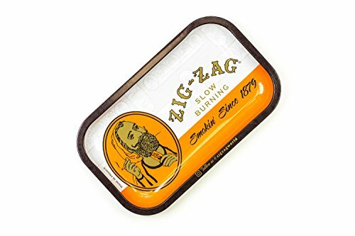 Zig-Zag Metal Rolling Tray Small Classic