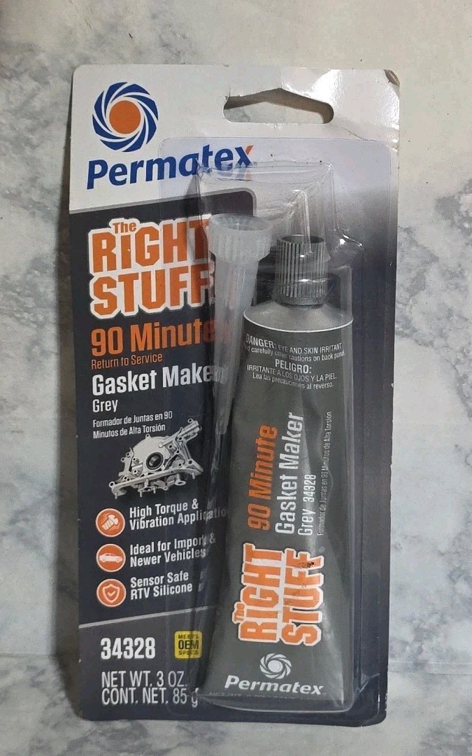 Permatex 34328 The Right Stuff Grey 90 Min Cure Time Gasket Maker - 3oz