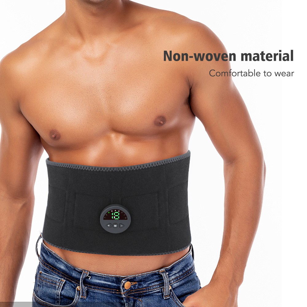 EMS Muscle Stimulator Belt Electric Abdominal Fitness Toning Belly Waist Trainer