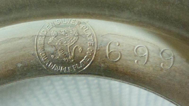 Victorian Era Meriden Silverplate Pickle Castor Jar