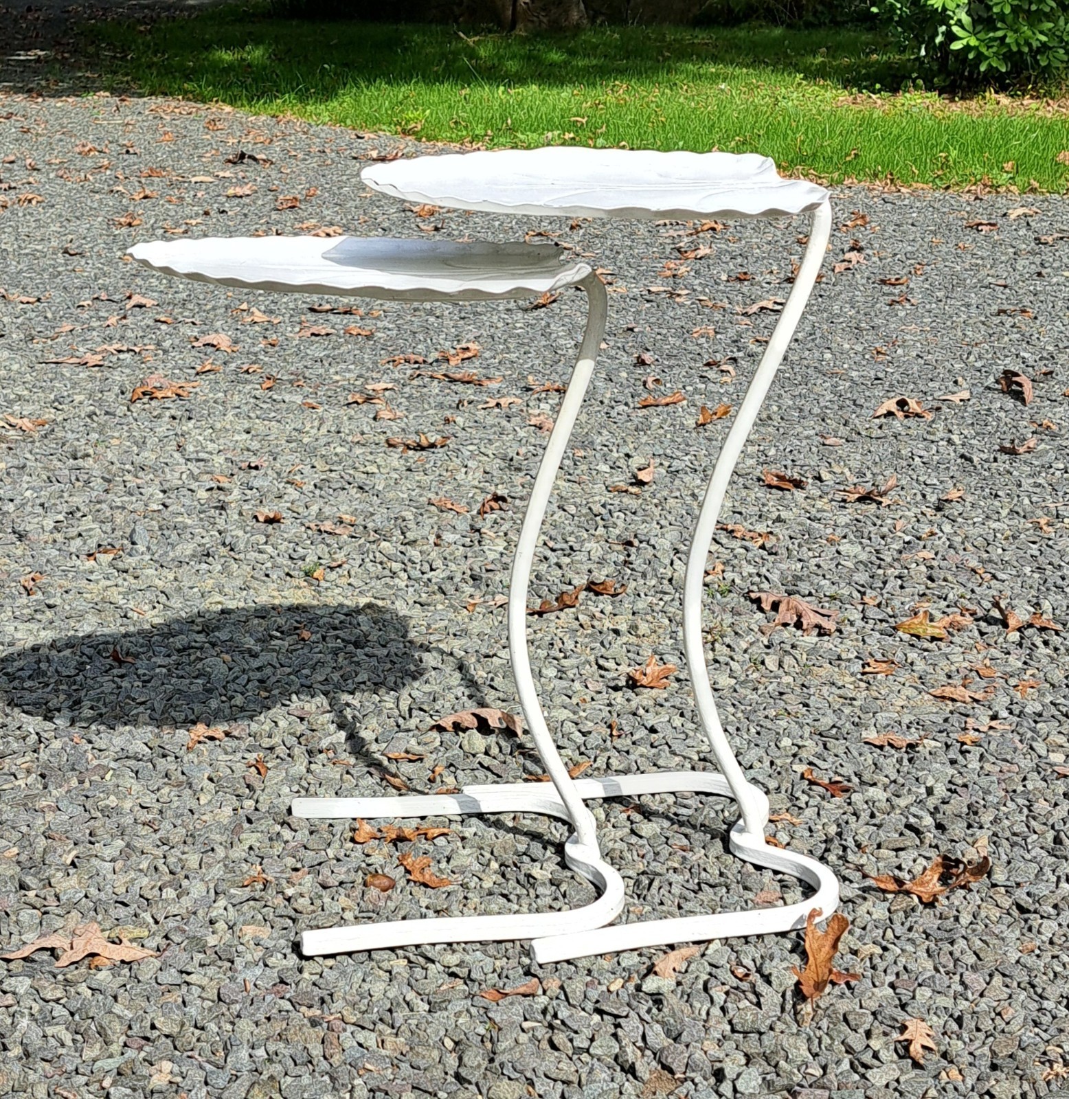 Pair of Mid Century Salterini Lily Pad Nesting Tables