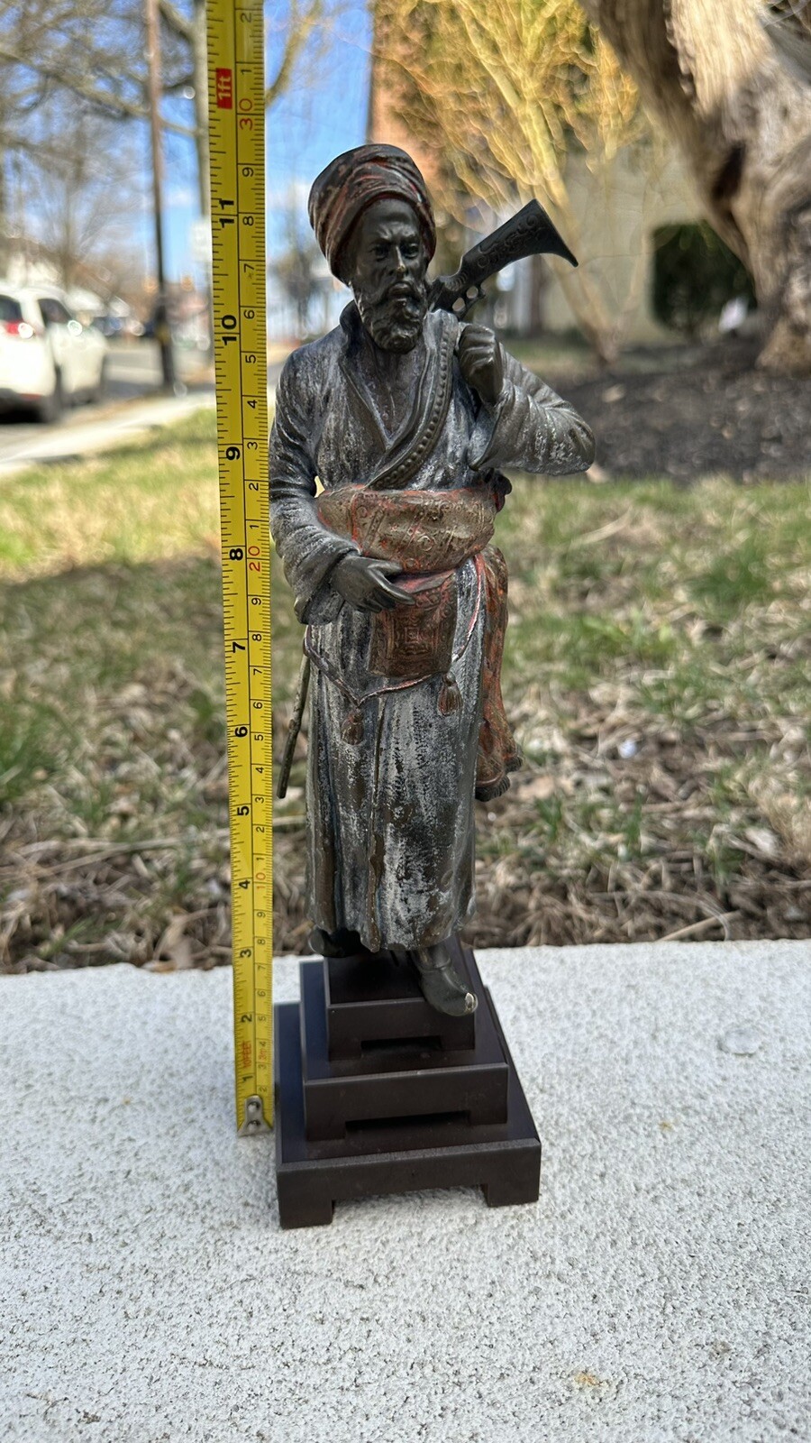 Wonderful Antique Bronze Arab Man