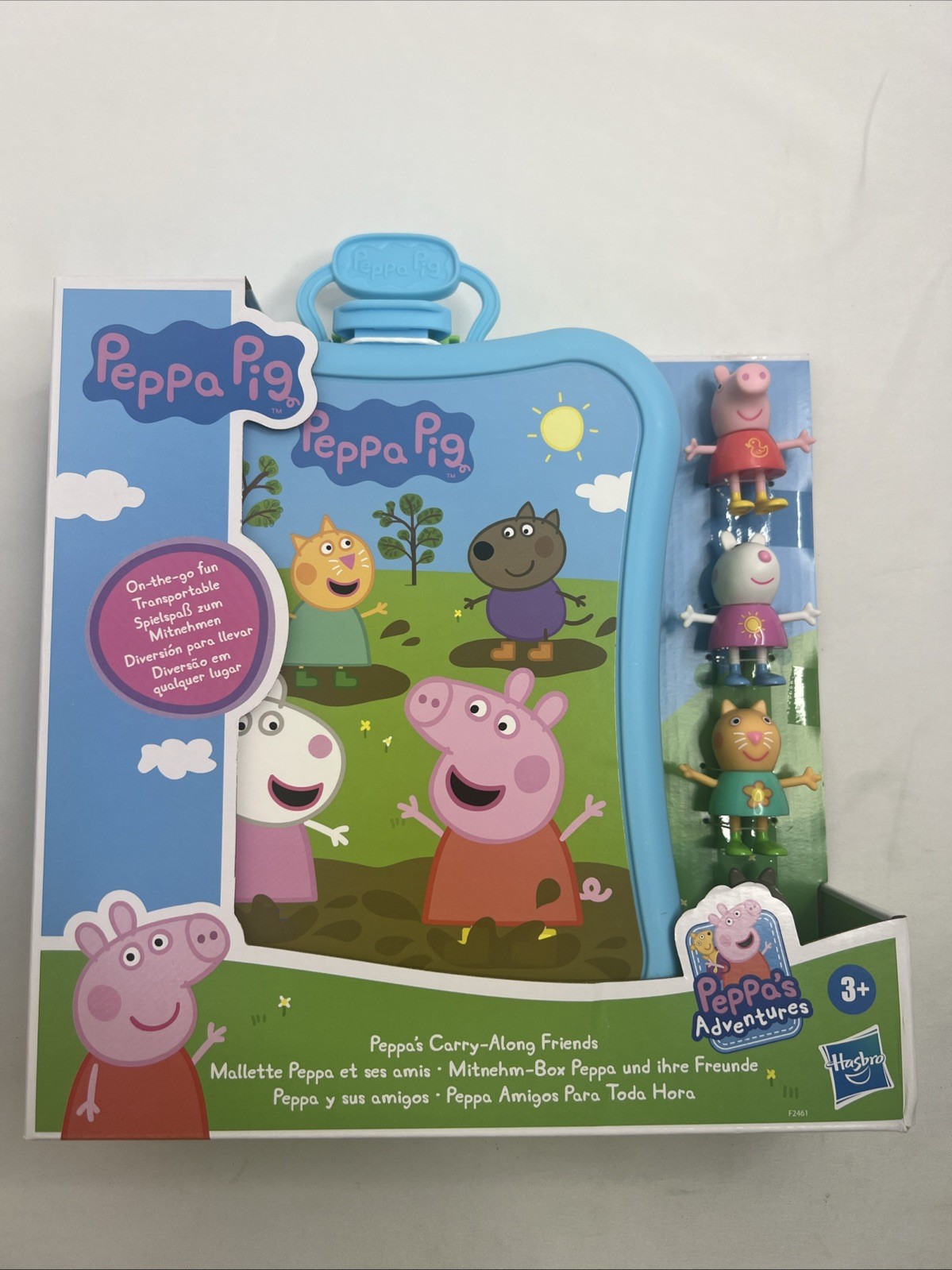 Hasbro Peppa Pigs Adventures Peppa's Carry-Along Friends Case With 4 Accessories