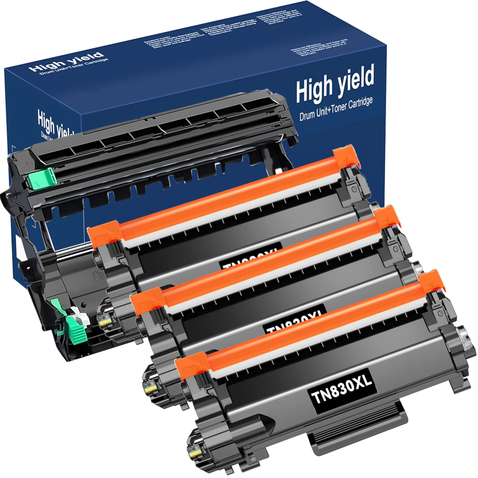 TN830XL Toner Cartridge DR830 Drum for Bro HL-L2420 DCP-L2647DW MFC-L2760DW