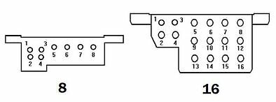 OBD1 Diagnostic code reader for Mercedes cars with the 8 or 16 Port