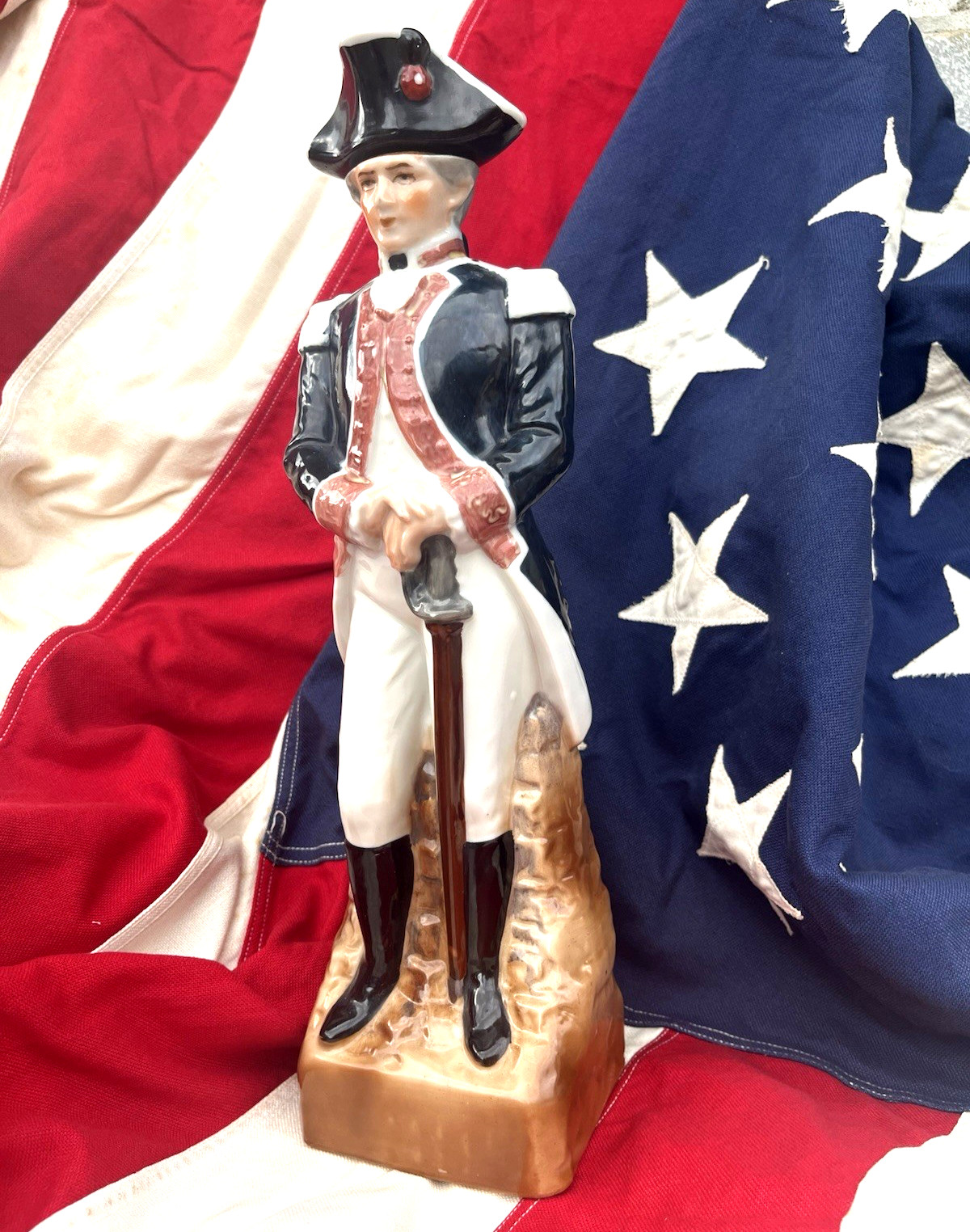 USA America 250th Anniversary 1776–2026 Patriotic Display Revolutionary Decanter